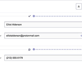 ProtonMail versleutelde contacten