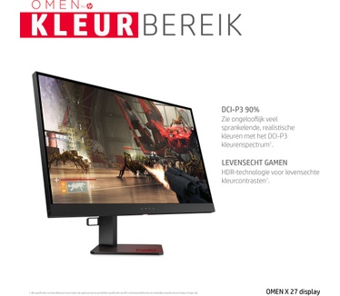 HP Omen X 27 Zwart