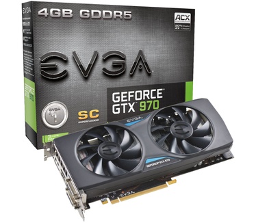 EVGA GeForce GTX 970 4GB Superclocked ACX