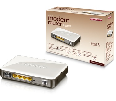 Sitecom ADSL 2+ Modem Router 4 port DC-228