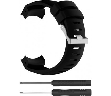Just in Case Sportbandje voor Suunto Core Alu - Zwart