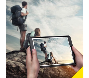 Accezz Rugged Back Case iPad 10.2 (2019 / 2020 / 2021) - Zwart