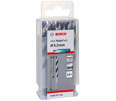 Bosch HSS Spiraalboor PointTeQ