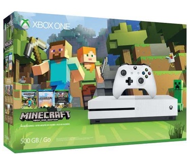 Microsoft Xbox One S 500GB Minecrafs Favorites Bundel Wit