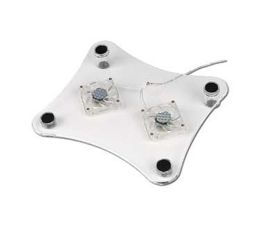 Gembird NBS-3 Stylish transparent notebook stand