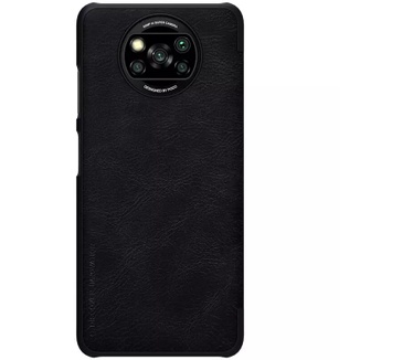 Nillkin Qin PU Leather Book Case Xiaomi Poco X3 NFC / Pro Zwart