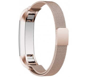 qMust Milanees armband voor Fitbit Alta - Magnetische sluiting - Retro Goud