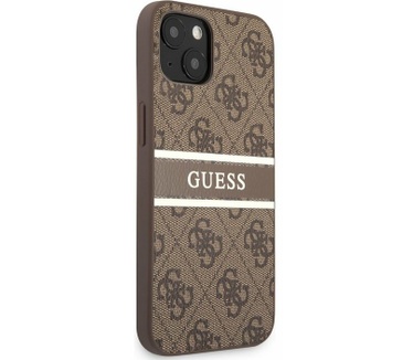 Guess 4G Printed Stripe Back Case - iPhone 13 Mini (5.4") - Bruin Bruin