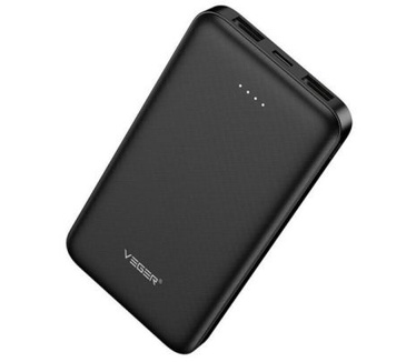 VEGER powerbank 10000 mAh 2A A10 (W1065) black
