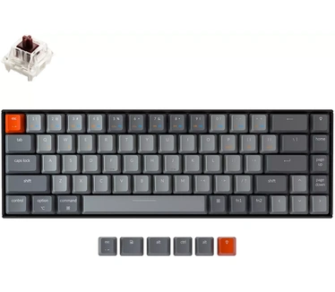 Keychron K6-V3 BT US Hot Swap RGB Led Brown