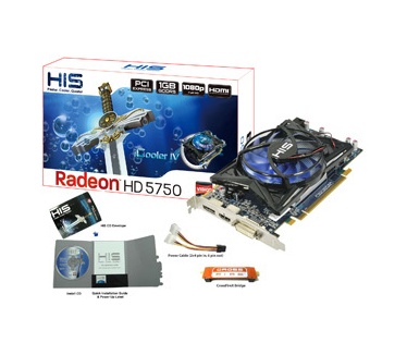 HIS HD 5750 iCooler IV 1GB GDDR5 PCIe