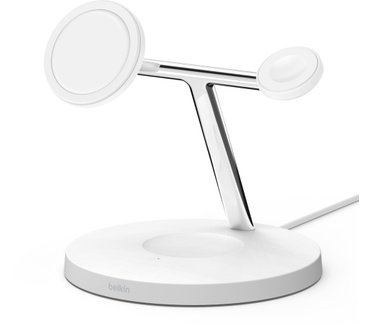 Belkin Boost↑Charge Pro 3-in-1 draadloze lader met MagSafe Wit