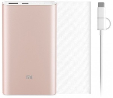 Xiaomi 10000mAh Powerbank Pro - Quick Charge - USB-C aansluiting - Rose Gold