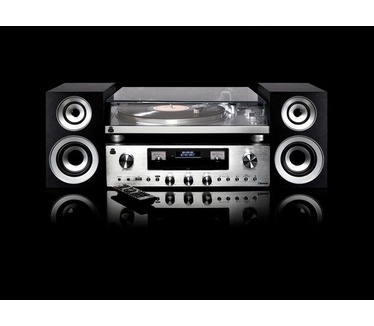 GPO Retro PR100PR200BUNDLE Premium Line PR100 platenspeler met PR200 HiFi systeem
