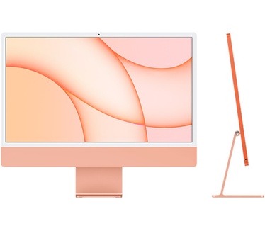 Apple iMac 24" (2021) M1, 8-core GPU, 16GB, 512GB ssd (Qwerty toetsenbord), Oranje