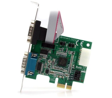 Startech.com 2-poort Native PCI Express RS232 Seri