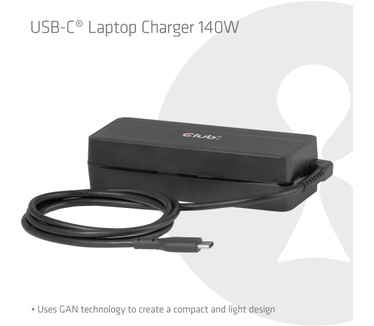 Club 3D USB-C®-laptoplader 140 W