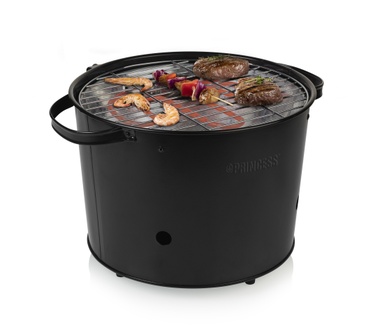 Princess 112240 Hybrid Bucket Barbecue | Elektrisch | Houtskool