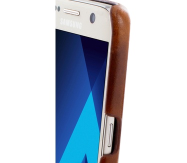 Mobiparts Excellent Backcover Samsung Galaxy S7 Oaked Cognac