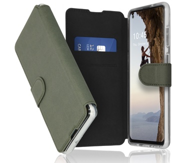 Accezz Xtreme Wallet Bookcase Samsung Galaxy A21s - Lichtgroen