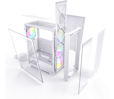 Montech AIR 1000 Premium Midi Tower Tempered Glass Wit