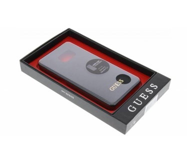 Guess Originele Saffiano Collection Back Cover Hoesje voor de Samsung Galaxy S7 - Zwart  Zwart