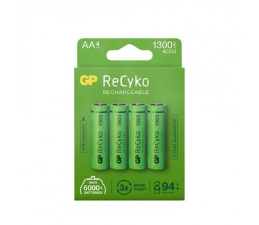 GP ReCyko+ 1300mAh 4Stk.