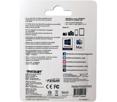 Patriot EP V30 A1 microSD 256GB