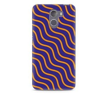 Just in Case Wileyfox Swift 2X Hoesje blauw oranje lijnen