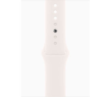 Apple Watch Series 11, 46mm, GPS + Cellular, Titanium, Sportbandje S/M, Goud (Roze)