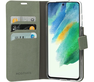 Mobiparts Classic Wallet Case Samsung Galaxy S21 FE (2022) Stone Green