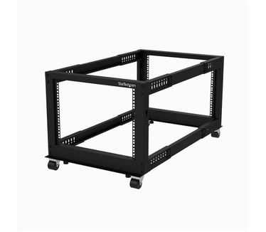 Startech.com 8U open frame rack 4 stijlen verstelbare diepte
