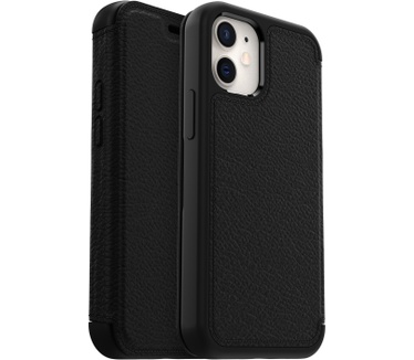 Otterbox Strada Leren Book Case Apple iPhone 12 Mini Zwart