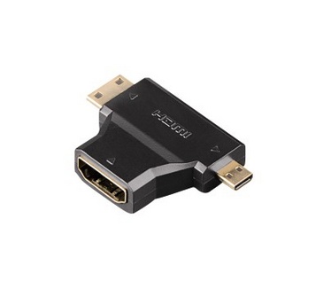Hama HDMI - microHDMI/miniHDMI m/f