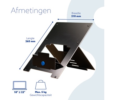 R-Go Tools Riser Flexible Laptopstandaard