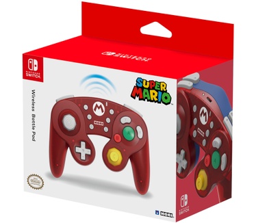 Hori Wireless Battle Pad (Mario) for Nintendo Switch