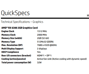 AMD Radeon RX 6300