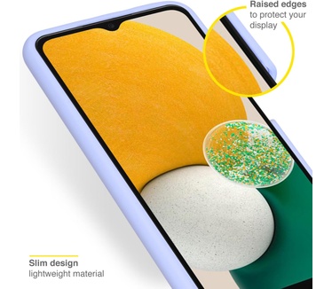 Accezz Liquid Silicone Backcover Samsung Galaxy A13 (5G) / A04s - Paars