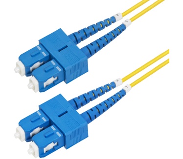 Startech.com 5m SC naar SC (UPC) OS2 Single Mode Duplex Glasvezel Kabel, 9/125µm, Laser Optimized, 40G/100G, Flexibel Buigen, Low Insertion Loss, LSZH Fiber Patchkabel