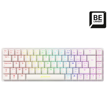 Sharkoon PureWriter W65, Kailh Red, Azerty BE, Wit
