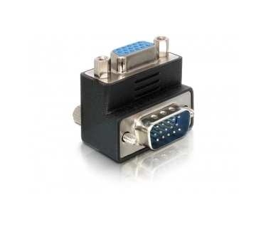 Delock Adapter VGA male/female right angled