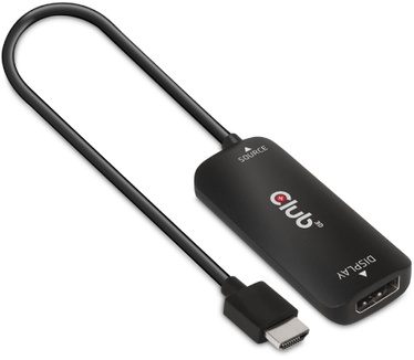 Club 3D HDMI + Micro USB to DisplayPort™ 4K120Hz or 8K30Hz M/F Active Adapter