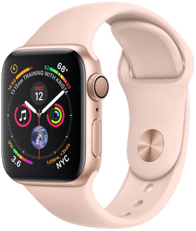 Specificaties van Apple Watch Series 4 Sportbandje 40mm Goud Roze Tweakers