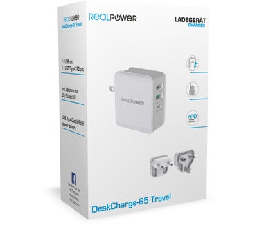 RealPower DeskCharge-65 Travel