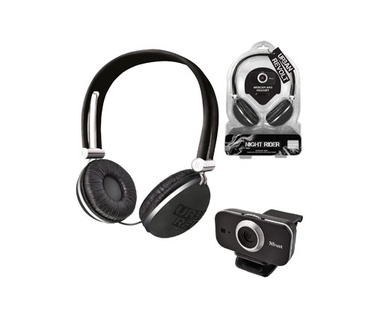 Trust Urban Revolt Headset & Webcam - Night Rider