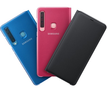 Samsung Wallet Cover (Galaxy A9 2018) Zwart
