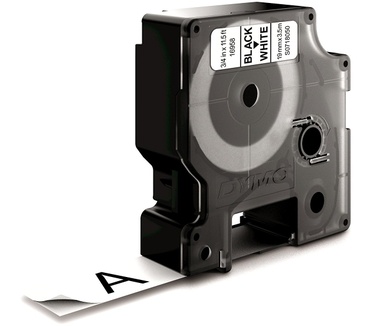 Dymo D1 -Durable Labels - Black on White - 19mm x 5.5m