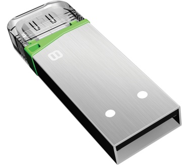 Emtec S220 On The Go 8GB Zilver