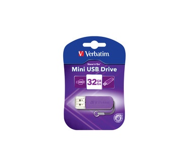 Verbatim Store 'n' Go USB Mini 32GB Paars