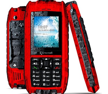 Crosscall Crosscall Shark V2 Rood, Zwart